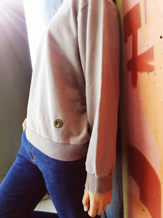 Brown plant dyed Sweatshirt